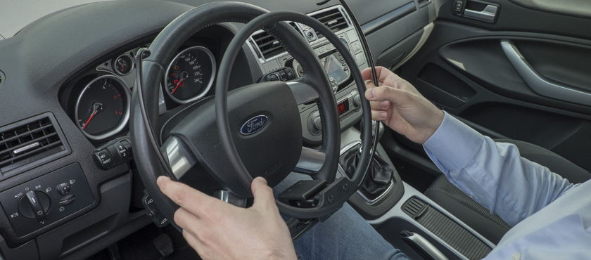 KS Wireless gas ring over the steering wheel